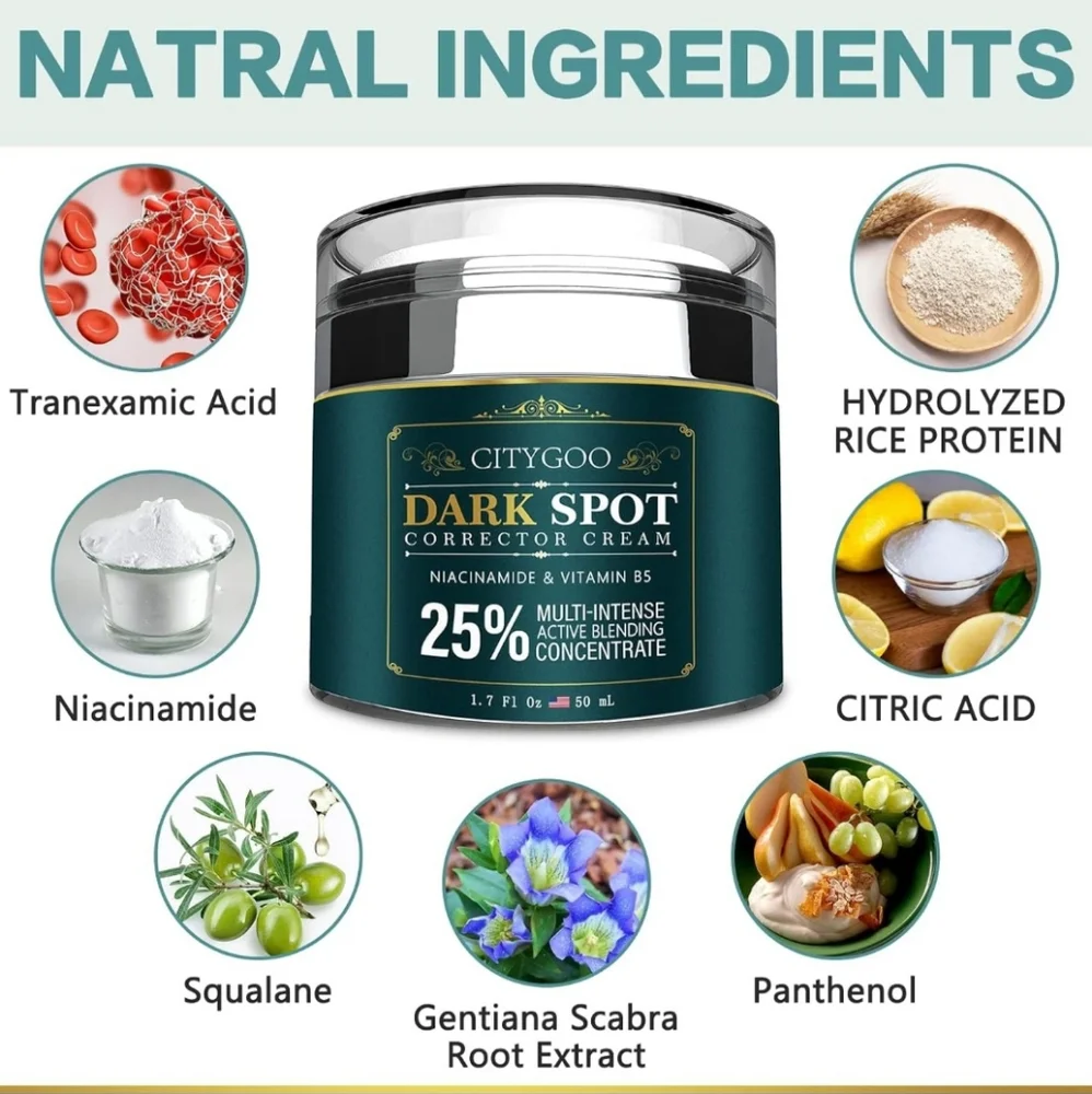 🌿NWT 💚CITYGOO: Dark Spot Corrector Cream - ⭐️Enriching Skin Cream✨️